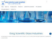 Tablet Screenshot of gargscientific.com